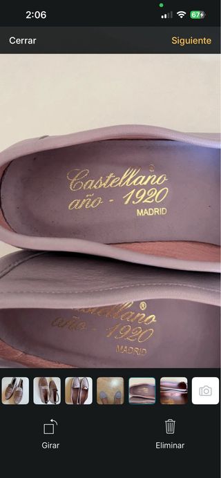 Mocasines Zapatos Castellanos piel bailarina