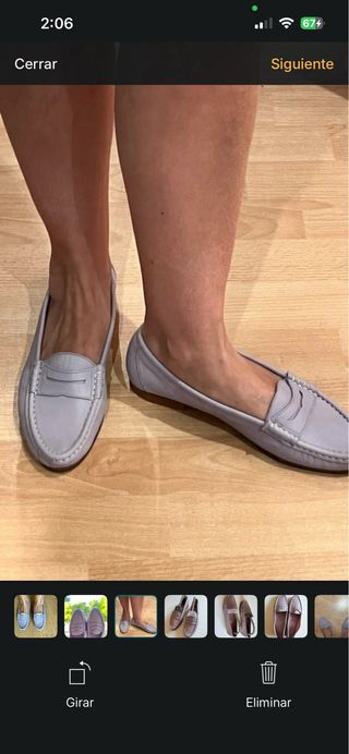 Mocasines Zapatos Castellanos piel bailarina