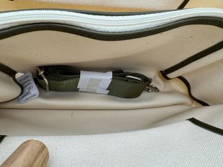 Bolso Tote Tommy Hilfiger Lona Beige Verde