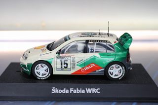 Skoda Fabia WRC nº 15. Superslot – Electrotren. Coche Slot. 2003.