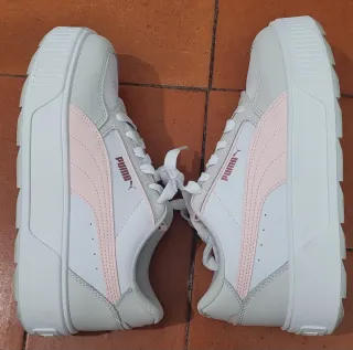 Tênis Puma Rosa e Branco Tamanho 39