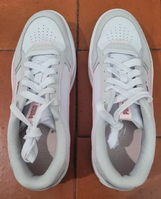 Tênis Puma Rosa e Branco Tamanho 39