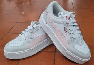 Tênis Puma Rosa e Branco Tamanho 39
