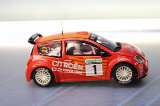 Citroen C2 JWRC. Scalextric Tecnitoys 6166. Coche slot.