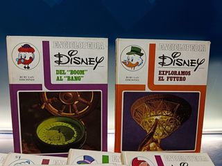 ENCICLOPEDIA DISNEY, BURU LAN, 1973. casi Completa, 10 tomos de 15