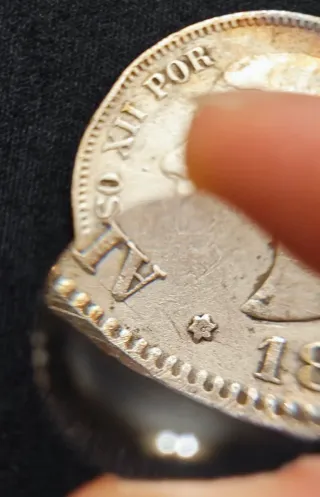 5 Pesetas *Impresionante pátina* 1878 AlfonsoXII