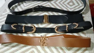 Lote 4 Cinturones Mujer Talla XL