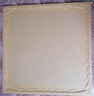 Parchís artesanal de tela bordada y enmarcado