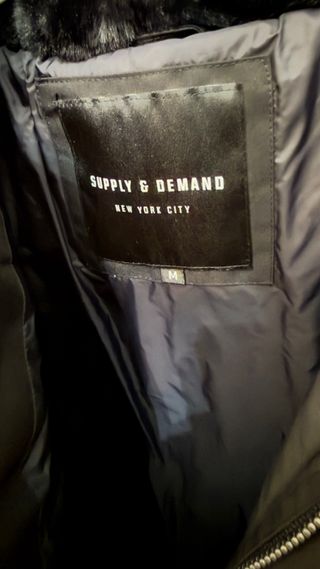 Chaquetón polar Supply & Demand negro