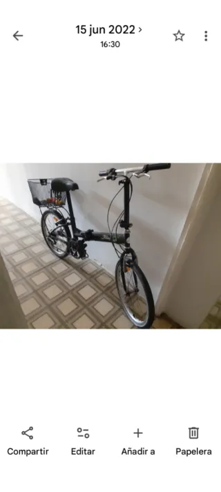 Bicicleta plegable,buen estado