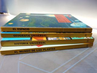 ENCICLOPEDIA EN COLORES. TIMUN MAS: GEOGRAFÍA UNIVERSAL + EL ESPACIO + HISTORIA UNIVERSAL + EL MUNDO DE LAS PLANTAS