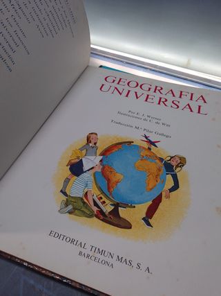 ENCICLOPEDIA EN COLORES. TIMUN MAS: GEOGRAFÍA UNIVERSAL + EL ESPACIO + HISTORIA UNIVERSAL + EL MUNDO DE LAS PLANTAS