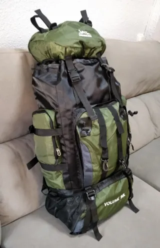Mochila Gran Capacidad 90+10L Senderismo Camping