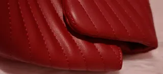 Bolso acolchado rojo