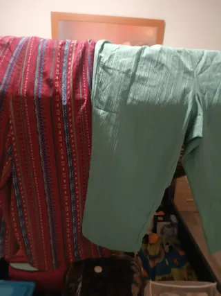 Pantalones anchos estampados