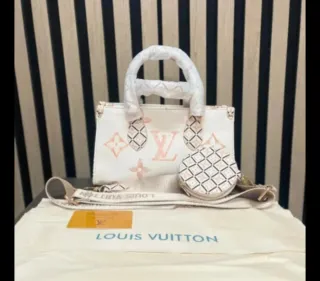 Bolso Louis Vuitton Rosa y Blanco