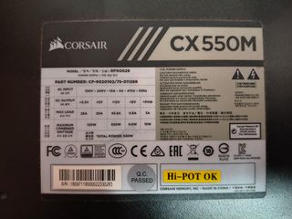 Alimentatore Corsair CX550M