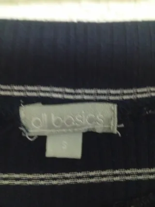 Vestido juvenil rayas azul y blanco Talla S