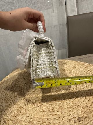 Bolso Lolita Lazo Rosa con Perlas