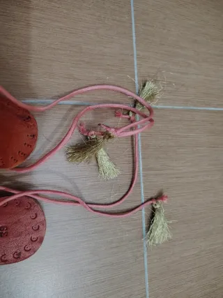 Sandalias con abalorios Multicolor Talla 39