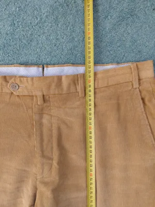 Pantaloni in velluto a coste marroni Taglia 54