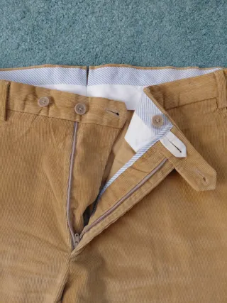 Pantaloni in velluto a coste marroni Taglia 54