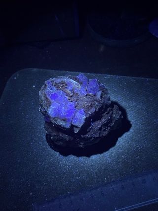 Fluorita - Asturias (Fluorescente)