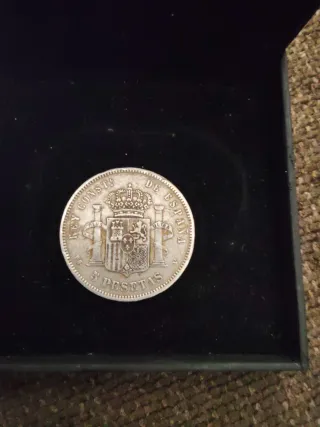 Moneda Plata Alfonso XIII 1894