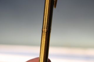 Bolígrafo Kreisler Karat Crown Heavy Gold Electroplated. Chapado en oro.