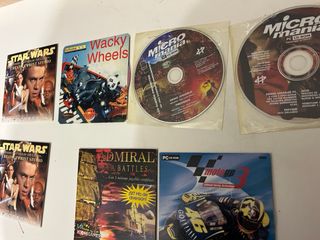 Lote videojuegos ordenador vintage