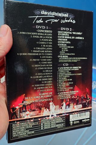 David Bisbal: 3 CDs + 4 DVDs