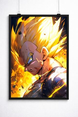 Póster Anime Dragon Ball Z Vegeta