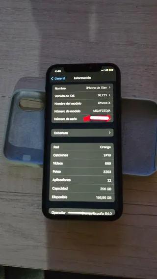 iPhone X 256GB space gray