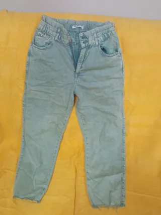 Pantalón ZARA Hombre Talla XXL Azul