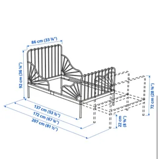 Cama Niños extensible hasta Junior