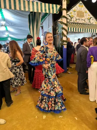 Traje de flamenca talla 40-42