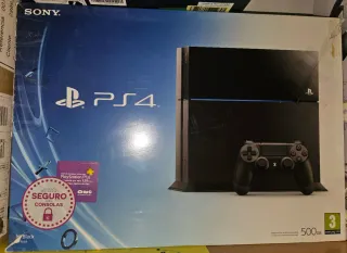PS4 (PlayStation 4) Negra + Mando y Caja original