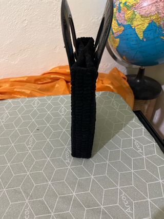 Borsetta Fatta a Mano Nera