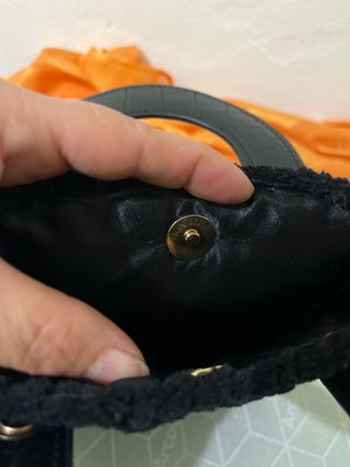 Borsetta Fatta a Mano Nera