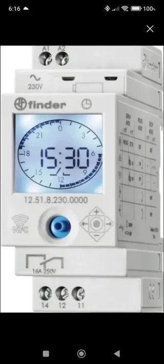 Reloj programador Finder