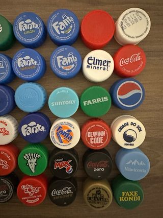 Lote de tapones de plástico 1