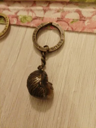 3 Portachiavi Kipling Testa di Scimmia 2x2 cm