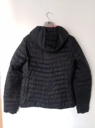 Piumino donna nero e fucsia taglia S