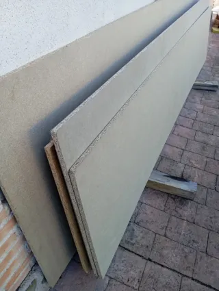 Encimeras, tableros de madera.