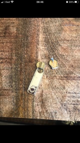 Borsa Louis Vuitton Denim Blu manca una borchia e