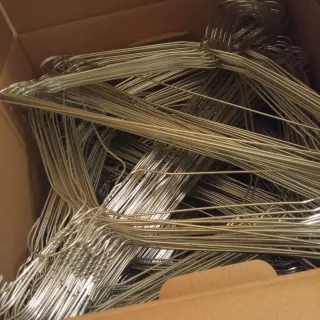 100 Grucce Metallo Cromato Salvaspazio