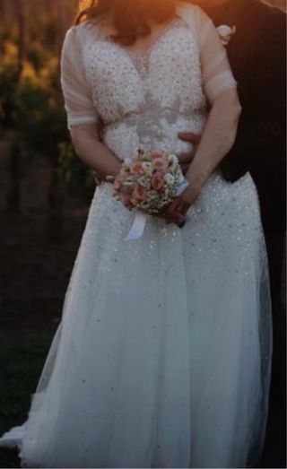 Abito da sposa con perline