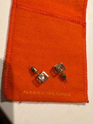 Pendientes Purificación García con perla