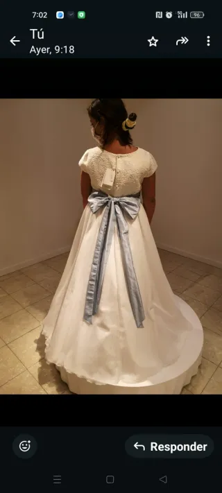 Traje de Comunión Niña Blanco