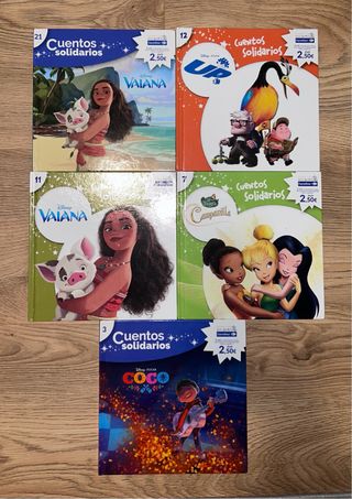 Coco, Vaiana, Up y Campanilla (Cuentos Solidarios)